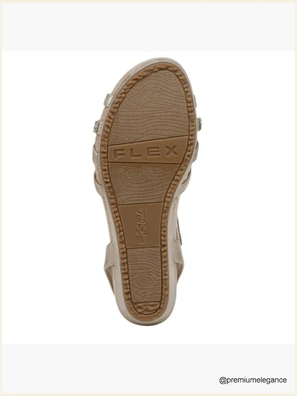 Women's Wedge Sandals Slingback Rhinestone Casual Comfort